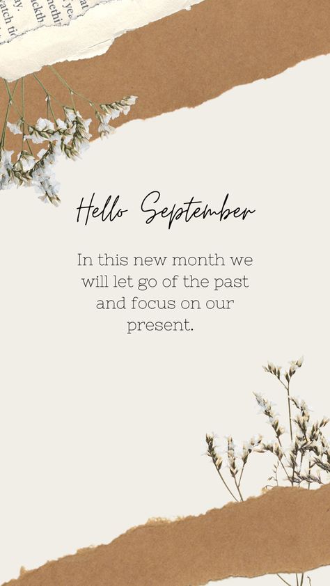 1 October Quotes, Fall Aesthetic Quotes, Hi September, Moving On From The Past, Month Aesthetic, Deep Meaning Quotes, Aesthetic September, September Aesthetic, September Bullet Journal