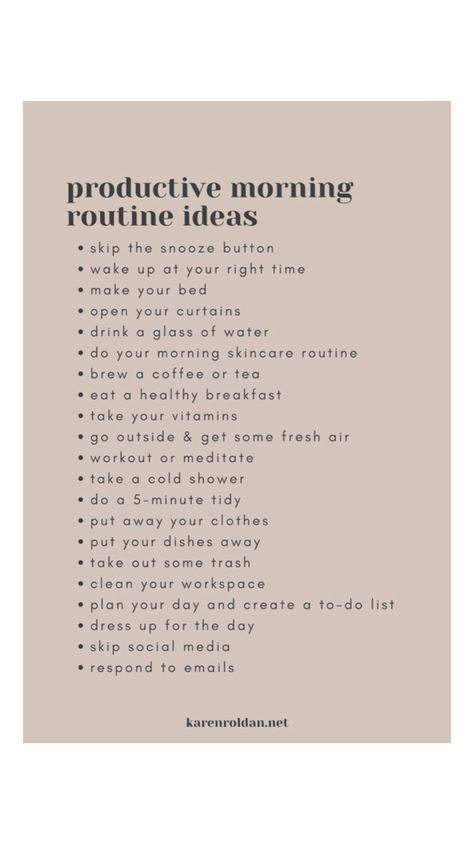 Healthy Routine Daily, Morning Routine Ideas, Productive Morning Routine, Routine Ideas, Productive Morning, Morning Skincare, Cold Shower, Morning Skin Care Routine, Healthy Routine