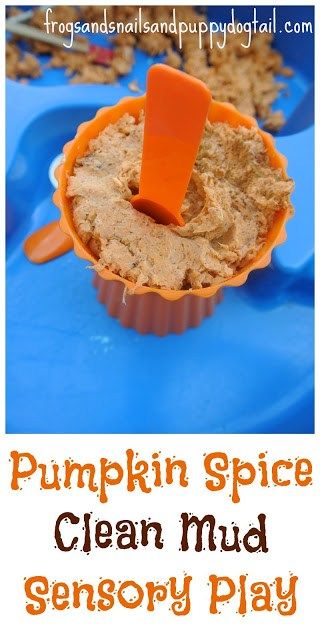 Fall Sensory Table, Pumpkin Sensory, Mud Recipe, Fall Sensory, Table 13, Clean Table, Table Halloween, Fall Preschool Activities, Pumpkin Activities