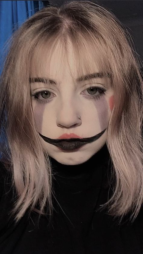 Puppet Make Up, Fnaf Puppet Makeup, Marionette Fnaf Cosplay, Puppet Fnaf Makeup, Cosplay Facil, Puppet Makeup, Fnaf Makeup, Fnaf Puppet, Marionette Fnaf