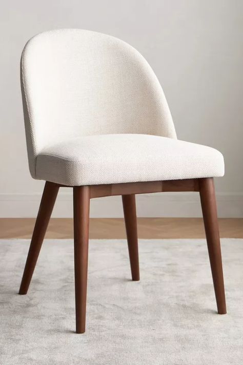 Kitchen Chairs Modern, Dining Chair Ideas, West Elm Dining Chairs, West Elm Dining, Dining Chairs Leather, Dining Table Outdoor, Chairs Restaurant, White Dining Chair, Dining Table Set For 4