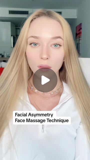 How To Fix Facial Asymmetry, Face Symmetry Exercise, Facial Asymmetry, Sternocleidomastoid Muscle, Face Exercises, Natural Body Care, In Your Face, Face Yoga, Facial Massage