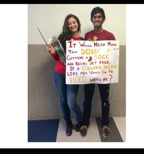 I love Harry Potter! Promposal Ideas Harry Potter, Hoco Proposals Ideas Harry Potter, Harry Potter Homecoming Proposal, Harry Potter Dance Proposal, Hoco Proposals Ideas Harry Styles, Harry Potter Hoco Proposals, Harry Potter Promposal, Sady Hawkins Proposals, Harry Potter Proposal