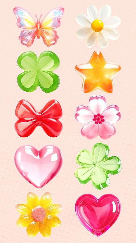 3D jelly shape set, editable design element | premium image by rawpixel.com / Tang Jelly Design, Collage Creator, Flower Icon, Dream Collage, Blender Models, Monster High Pictures, Scrapbook Printing, Texture Graphic Design, Flower Icons