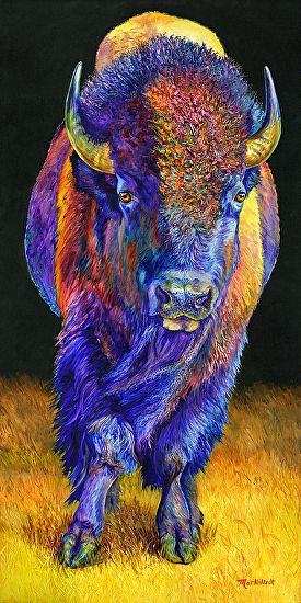 Buffalo Pictures, Colorado Painting, Buffalo Painting, Buffalo Animal, Bison Art, Buffalo Art, Spirit Animal Art, Colorado Artists, Southwest Art