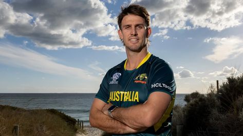 Marsh's hamstring on track for T20 World Cup but admits he can't afford a setback Cameron Green, Torn Hamstring, Mitchell Marsh, Mitchell Starc, First World Cup, India Win, Cricket Score, Real Madrid Players, David Warner