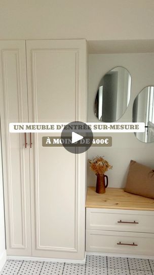 310K views · 11K reactions | Voilà le tuto complet de notre meuble d’entrée ! 

Alors vous en pensez quoi ? ⚒️

PS: Vous avez repéré la petite main d’œuvre qui était avec nous ? 🥰

#ikea #tutoriel #tuto #decorationinterieur #ideedeco #tutorialikea #diy #diyhomedecor #diyprojekt #diydecoration #diyhome #home #homeinspo #homedecoration #avantaprestravaux #renovation #renovationproject #renovationmaison #teamreno #teamrenovation

Inspiré par @homewithluca | Anais Carroaille | anais_crle · Original audio Dressing Entree, Ikea Entryway, Ikea Hack, Architecture