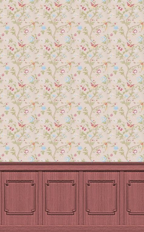 Dollhouse Wallpaper, Doll House Wallpaper, House Wallpaper, Dollhouse Rug, Miniature Flowers, Doll Furniture Diy, Dollhouse Printables, Paper Doll House, Miniature Printables