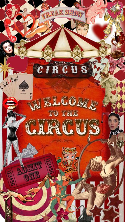 Circus Collage, Vintage Circus Posters, Everyday Bag Essentials, Circus Poster, Vintage Circus, Essential Bag, Cool Posters, Circus, Surrealism