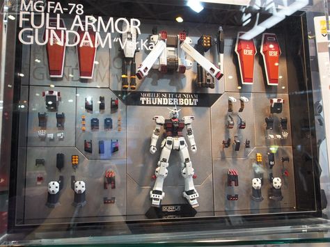 MG 1/100 Full Armor Gundam Ver. Ka [Gundam Thunderbolt]    (Release Date: July 2016, Price: 7,000 yen)     GG INFINITE:  ORDER HERE     Ima... Figure Room Design, Gundam Display Ideas, Full Armor Gundam, Gundam Thunderbolt, Man Cave Shed, Si Fi, Basement Office, Photo Frame Design, Frame Arms