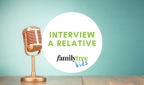 Tips for Interviewing a Relative About Family History Family History Activity, Family History Activities, Family Tree Projects, Interview Questions To Ask, Family History Projects, Tree Projects, Family Tree Project, Family Tree Chart, Genealogy Book