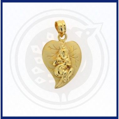 Casting Leaf Baby Krishna Pendant Krishna Pendant, Chain Locket, Jewel Design, Baby Krishna, Jewellery Shop, Gold Baby, Neck Chain, Brand Collection, Picture This