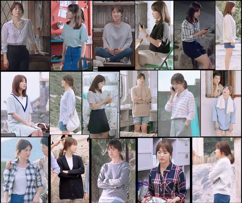 Dc Outfits, Korean Lookbook, Song Hye Kyo Style, Kdrama Style, Kim Tan, Dots Outfit, Songsong Couple, Female Clothes Outfits, Korea Drama