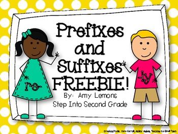 Suffix Activities, Teaching Prefixes, Amy Lemons, Prefixes And Suffixes, 2nd Grade Ela, Third Grade Reading, Root Words, Teaching Grammar, Teaching Language Arts