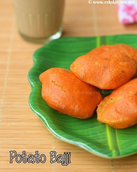 potato-bajji must try Potato Bajji Recipe, Lent Fasting, Bajji Recipe, Regional Recipes, Burger Bites, Indian Veg Recipes, How To Make Potatoes, Snacks Appetizers, Indian Cooking Recipes