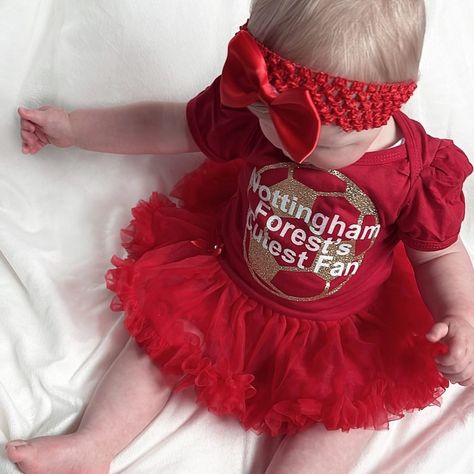 ⚽️ The football season has well and truely started and the "cutest fan" outfits are flying out. Get ready to capture those picture-perfect moments and create memories that will last a lifetime with my cute and comfy football tutu romper! 🌟 Can't find your team on my website? Just pop me a message and I'll sort it for you. 😃 #Arsenal #PremierLeague #autumnvibes #christmasgifts #babyclothing #personalisedbabyclothes #personalisedgifts #newbornclothing #babygifts #nottinghamforest #StokeCity... Football Tutu, Fan Outfits, Stoke City, Nottingham Forest, Create Memories, Perfect Moment, Football Season, Newborn Outfits, Fall Vibes