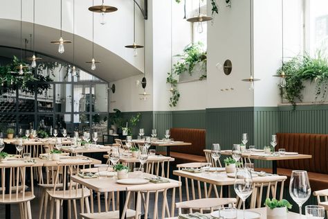 The best new restaurants in the world 2018: The Hot List Eco Restaurant, Urban Restaurant, Scandinavian Restaurant, Lisbon Restaurant, Bistro Design, Greens Restaurant, Farmhouse Restaurant, Bar Design Awards, Green Interior Design