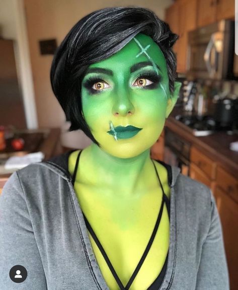 Female Orc Cosplay, Half Orc Cosplay, Orc Makeup, Orc Cosplay, Female Half Orc, Half Orc, Show Makeup, Healthy Halloween, Alternative Makeup