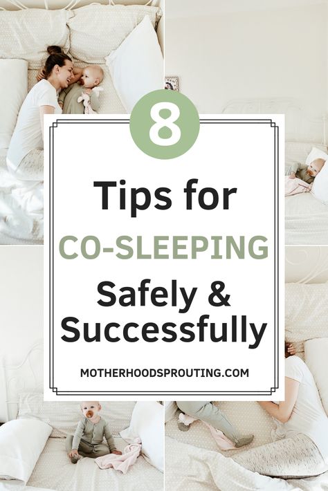 If you would like to co-sleep with your baby or toddler, check out these 8 tips for co-sleeping safely and successfully. #cosleeping #baby #toddler #parenting Toddler Night Terrors, Toddler Sleep Schedule, Toddler Sleep Regression, Sleep Advice, Toddler Parenting, Motherhood Tips, Co Sleeping, Positive Parenting Solutions, Single Mom Life