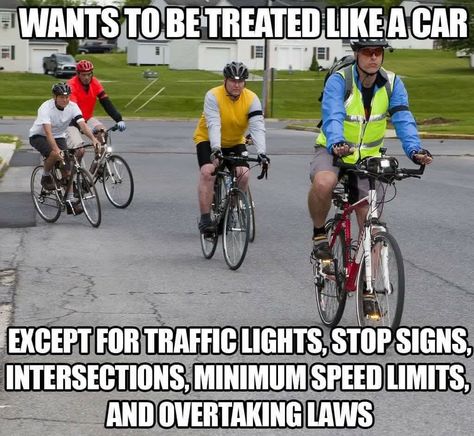 Bikers Bike Meme, Cycling Memes, Bike Humor, Funny Jump, Stop Sign, Fresh Memes, Funniest Memes, Traffic Light, Jokes Quotes