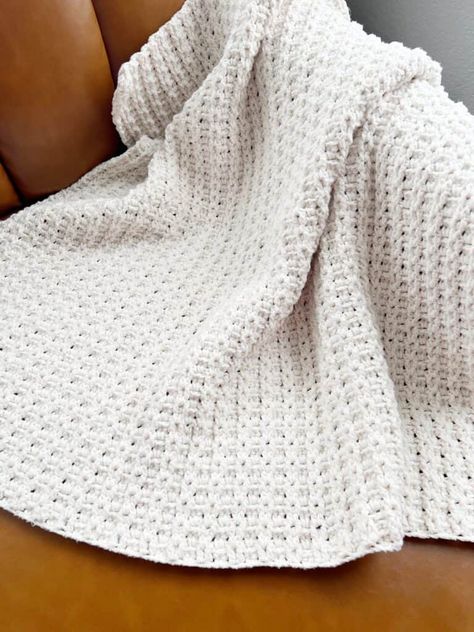 Daisy Farm Crafts Bernat Bundle Up Crochet Patterns, V Stitch Crochet, Crochet Baby Projects, Daisy Farm Crafts, Daisy Farm, Ribbed Crochet, Stitch Blanket, Back Post Double Crochet, Shrug Pattern