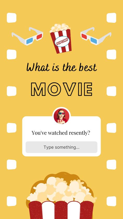 "What is the best movie?" Quiz Instagram Story Quiz For Instagram Stories, Instagram Quiz Template, Movie Suggestions Instagram Story, Insta Story Ask Me A Question Ideas, Story Questions Instagram, Quiz Instagram Story, Movie Instagram Story, Free Business Logo, About Me Template