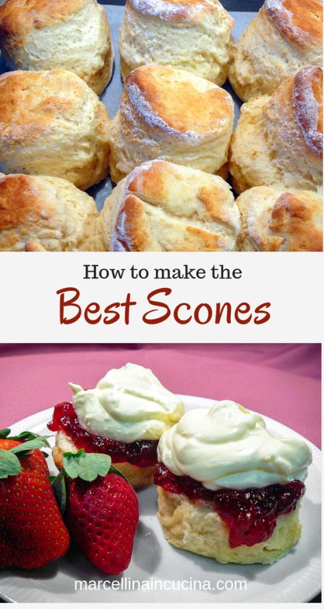 Fluffy Scones, Sweet Scones, Pastry Treats, Best Scones, Almond Scones, Best Scone Recipe, English Scones, English Recipes, Scone Recipes