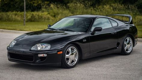 1997 Toyota Supra Turbo Heads Fast and Furious to Auction Block Toyota Mk4 Supra, Supra Turbo, Toyota Supra Turbo, Slammed Cars, Toyota Supra Mk4, Barrett Jackson, Rx 7, New Engine, Performance Cars