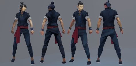 "Sifu" - The Student Concept Art (Young) Sifu Game, Martial Arts Pants, Art Costume, Game Concept Art, Game Concept, Figure Drawing Reference, Fantasy Concept Art, Character Sheet, Character Modeling