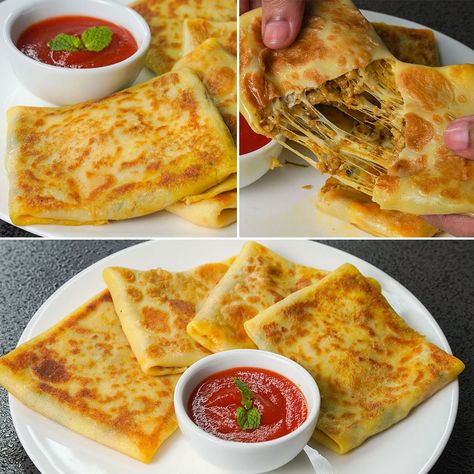 Cheese Crepes, Mushroom Crepe, Chicken Crepes, Omelette Recipe Easy, Crispy Potato Wedges, Easy Crepe Recipe, Potato Wedges Recipe, Crepe Recipe, Wedges Recipe