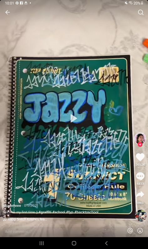 Graffiti School, School Book Covers, School Books, Back To School, Graffiti, Book Cover