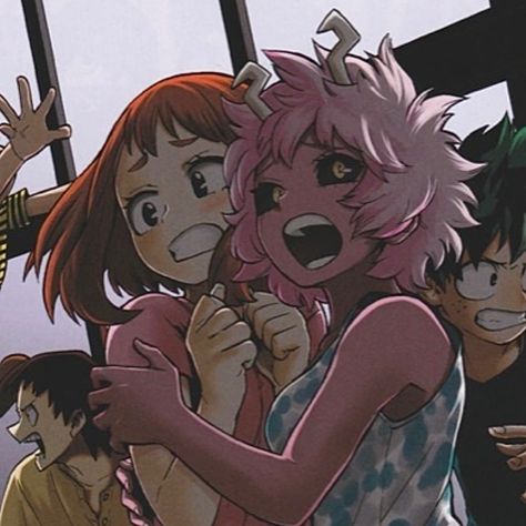 Mina X Uraraka, Mha X Reader, So Close Yet So Far, Mina Ashido, Alien Queen, Class 1 A, Ochako Uraraka, Boku No Hero Academia Funny, Love Ya