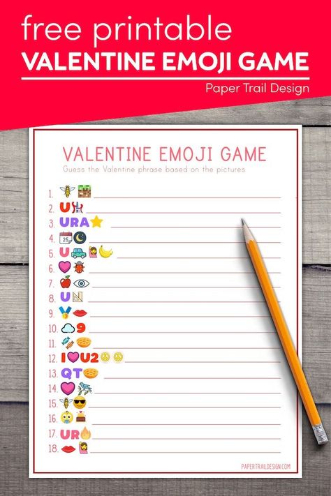 Print this fun Valentine emoji game and guess the valentine saying from the emojis Valentine Emoji Game, 4th Grade Valentine Party Ideas, Valentines Day Games For Kids Classroom, Lobby Games, Valentine Class Party Games, Camp Olympics, Valentine's Games, Valentine Emoji, Valentines Word Search