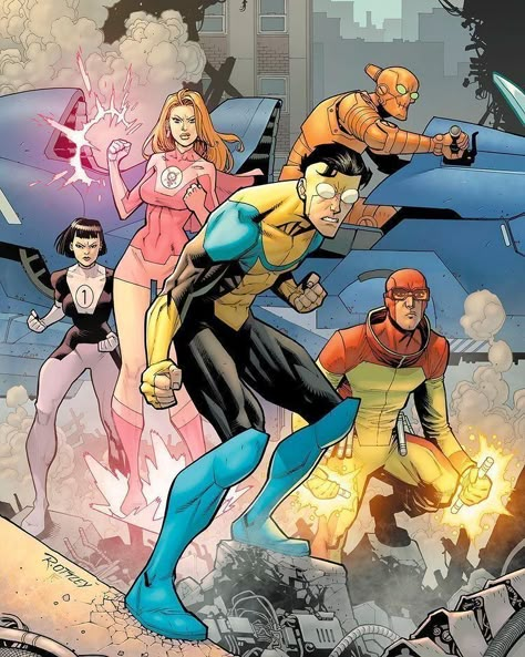 Guardians Of The Globe, Ryan Ottley Art, Invincible Mark Grayson, Invincible Mark, Invincible Art, Ryan Ottley, Mark Grayson, Omni Man, Invincible Comic