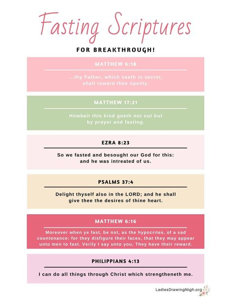 Do you want to experience breakthrough in your prayer life? Are you in desperate need of God's deliverance in some area of your life or a loved one's life? Here are 26 fasting scriptures for breakthrough that will encourage you as you deny yourself and seek God through fasting and prayer. Fasting Verses Scriptures, Prayers When You Are Fasting, Scriptures For Getting Closer To God, Praying And Fasting Scripture, Bible Verse For Fasting, Fasting Gods Way, Verses To Read When Fasting, 3 Day Biblical Fast, Things To Do When Fasting