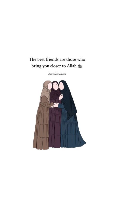 Hijabi Friends, Islamic Quotes Friendship, Besties Quotes, Motivational Posts, Good Deeds, Quran Quotes Inspirational, Prophet Muhammad, Best Friend Quotes, Quran Quotes