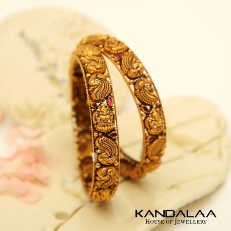 5 Grams Gold Bangles, Lakshmi Bangles Gold, Lakshmi Bangles, Antique Bangles, Gold Bangles For Women, Gold Earrings Wedding, Bangles Gold, Bangles Design, Bangles Jewelry Designs