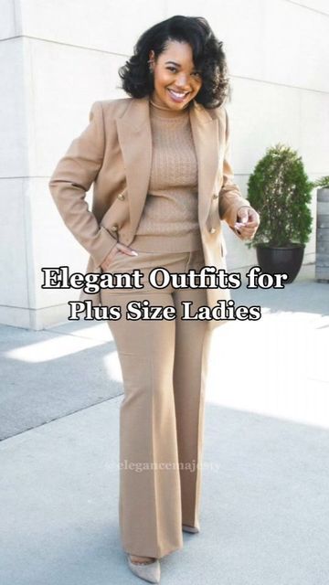 Old money | Elegance | Class on Instagram: "Elegant Outfits for Plus Size Ladies 🤍 #elegantlady #elegance #elegant #class #classy #classylife #oldmoney #oldmoneystyle #oldmoneyaesthetic #plussize #women #outfits #outfit #etiquette #feminine" Old Money Outfits For Plus Size, How To Look Rich And Classy Plus Size, Old Money Outfit Women Plus Size, Old Money Look Plus Size, Old Money Style Outfits Plus Size, Elegant Plus Size Outfits Classy, Old Money Aesthetic Plus Size, Old Money Plus Size Outfits, Plus Size Old Money Style