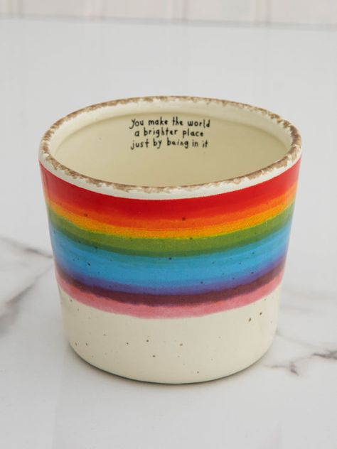 Ceramic Small Gifts, Funny Mug Sayings, Aesthetic Mugs, Microwave Dimensions, Candle Melter, Better Men, Rainbow Mug, Friends Coffee Mug, Snack Bowl