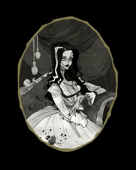 Frankenstein's Monster's Wife by Abigail Larson Frankenstein Wife, Abigail Larson, Goth Glam, Mad Science, Frankenstein's Monster, Monster Girl, Frankenstein, Photo Art, Darth Vader