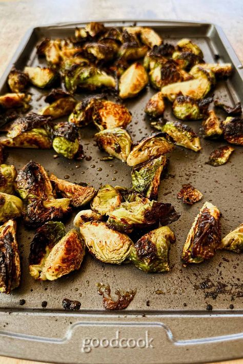 These Orange Miso Glazed Brussels Sprouts are a quick and easy side dish, roasted to perfection and coated in a delicious sweet and savory glaze. Perfect for the holidays or any night of the week, this gluten-free and dairy-free dish might just become your new favorite way to enjoy Brussels sprouts! Glazed Brussels Sprouts, Miso Glaze, Easy Side Dish, Easy Sides, Sweet And Savory, Brussels Sprouts, Side Dishes Easy, Brussel Sprouts, Brussels