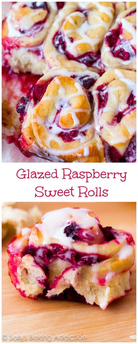 31 Holiday Cinnamon Roll Recipes: Heavenly Breakfast | Chief Health Raspberry Sweet Rolls, Cinnamon Roll Recipes, Coffe Cake, Black Raspberries, Sweet Roll Recipe, Swap Shop, Baking Goods, Raspberry Recipes, Breakfast Sweets