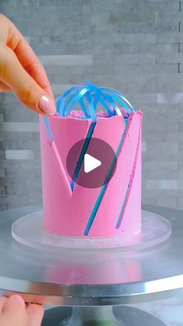 Josephine Casey on Instagram: "I’ve got a lot of questions about the ribbon technique so I wanted to go over some of my top tips

🌟 Chill your base coat! Before adding the ribbons. You don’t want a frozen cake but you want to be able to touch the buttercream without leaving and indent.

🌟 after placing your ribbons and covering it in buttercream. Remove the ribbons right away. Don’t chill the cake again 

🌟 any imperfections from the ribbons can be fixed, after chilling the cake for another 10-15 mins 

Let me know if you have any other questions below 👇🏻 

#ribbon #valentines #cakedecorating" Pieces Cake, Ribbon Cake, Cake Wraps, Decoration Pieces, Different Cakes, Frozen Cake, Decoration Piece, To Touch, Cake Tutorial