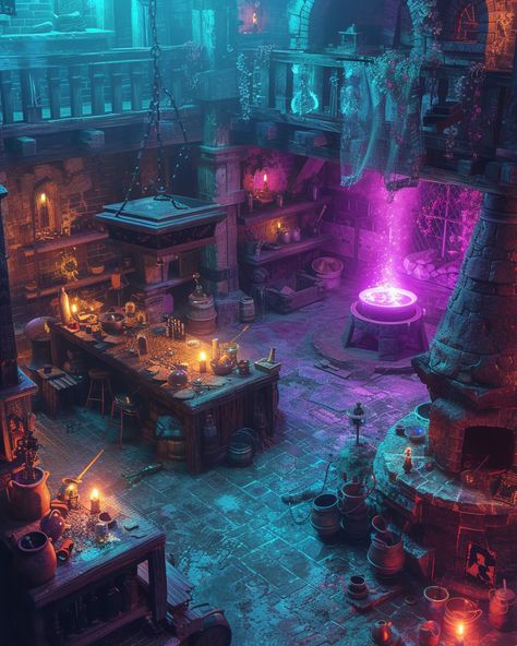 Witch's Laboratory #midjourneyV6 #aiartgeneratedart #generativeart #generativeartwork #artificialintelligenceai #aiartgenerator #aiartwork #aiartworks #artificialintelligence #midjourney #midjourneyart #midjourneycommunity Fantasy Laboratory Concept Art, Wizard Laboratory Concept Art, Alchemist Workshop Concept Art, Fantasy Science Lab, Alchemy Lab Concept Art, Fantasy Alchemy Lab, Wizards Tower Interior, Magic Tower Interior, Wizard Room Concept Art