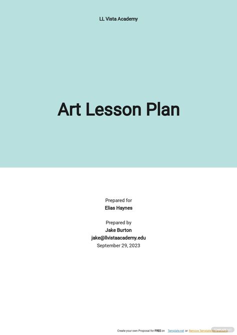 2nd Grade Schedule, Art Lesson Plan Template, Fundamentals Of Art, Art Lesson Plans Middle School, Teacher Lesson Plans Template, Editable Lesson Plan Template, Elementary Art Lesson Plans, Art Lesson Plan, Visual Art Lessons