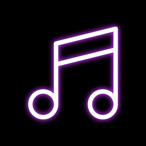 NEON “Apple Music” ICON HOMESCREEN Apple Music Purple Icon, Neon Purple Music Icon, Neon App Icons Music, Neon Music Icon, Purple Music Icon, Apple Music Icon, Icon Homescreen, Hospital Signage, Iphone Customization