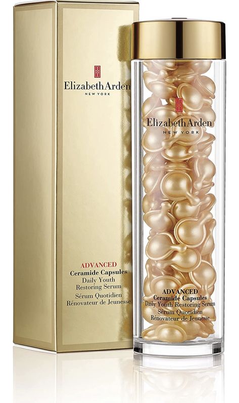 Elizabeth Arden Advanced Ceramide Capsules Daily Youth Restoring Face Serum (90 pcs) Anti-Ageing Skincare to Nourish & Firm, for Day & Night Ceramide Capsules, Camellia Japonica, Skin Hydration, Anti Aging Serum, Elizabeth Arden, Skin Concern, Uneven Skin Tone, Skin Tightening, Skin Firming