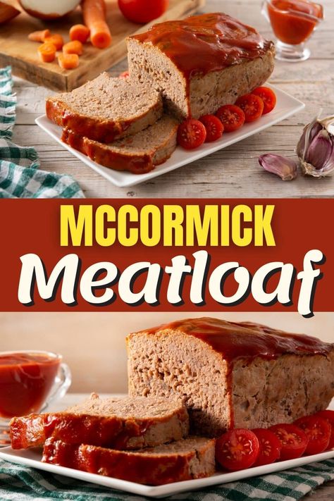 McCormick Meatloaf Mccormick Meatloaf Recipe, Pioneer Woman Deviled Eggs, Mccormick Meatloaf Seasoning, Meatloaf Seasoning Recipe, Meatloaf Cook Time, Meatloaf Seasoning, Meatloaf Mix, Traditional Meatloaf, How To Make Meatloaf