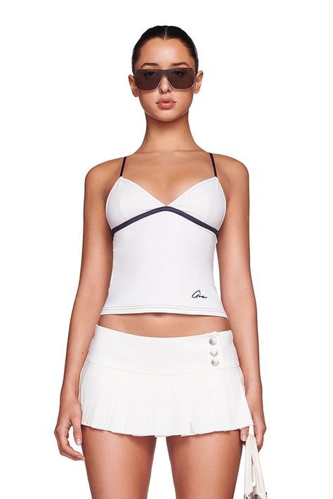 I Am Gia, Crop Top Dress, Shop Tops, Buy Now Pay Later, Comfy Fits, White Tank Top, White Tank, Make You Feel, Sweater Hoodie