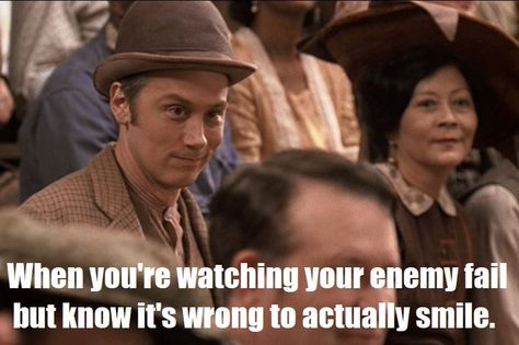 When you're watching you enemy fail but know it's wrong to actually smile.  #themusicman #meme #memes #moviememes #funnymemes #themusicman2003 #musicalmemes #simplymeganjoy #matthewbroderick #meredithwillson #musicman #fangirlmemes #funny #smile #music #enemy #fail #grin Keep Your Enemies Close, I Cancel Every Plan Of The Enemy, Enemy Memes Funny, The Nutcracker Memes, Phantom Of The Opera Memes Hilarious, Matthew Broderick, The Music Man, Girl Memes, Movie Memes